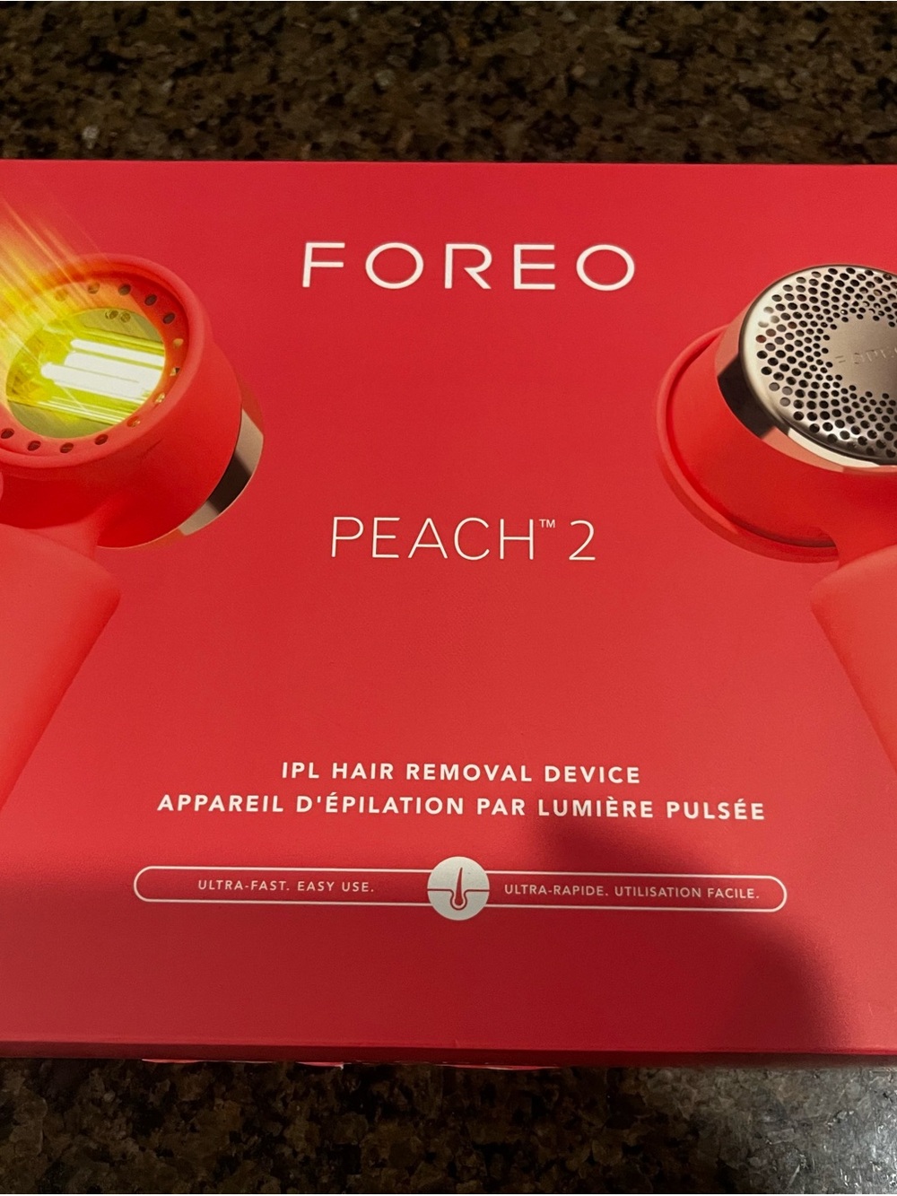 FOREO Peach 2 IPL Hair Removal Device - Coral Pink
